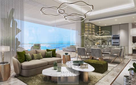 2 Bedroom Apartment for Sale in Dubai Harbour, Dubai - Luxury Dining room. jpg