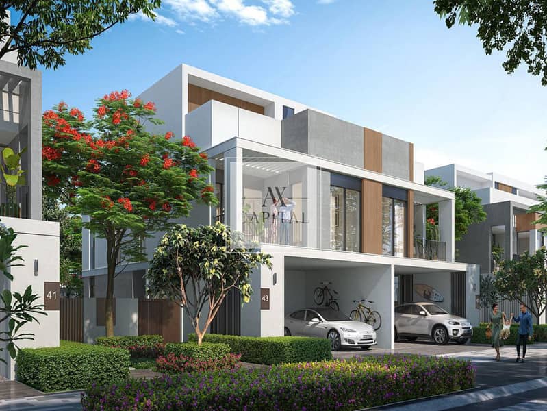 位于蒂拉尔阿尔加夫综合社区，奥拉花园 3 卧室的联排别墅 3590000 AED - 10157716