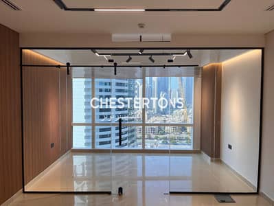 Office for Rent in Business Bay, Dubai - BURJ KALIFA VIEWS | FITTED & FURNISHED | PARKING