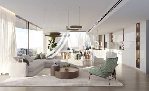 3 Bedroom Apartment for Sale in Saadiyat Island, Abu Dhabi - 4330_MAMSHA GARDEN_Interiors_Apartment _Living Room-Light_Draft-003_TM copy. jpg