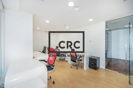 Office for Rent in Sheikh Zayed Road, Dubai - Reception | Fitted Partitioned | SZR | Near Metro