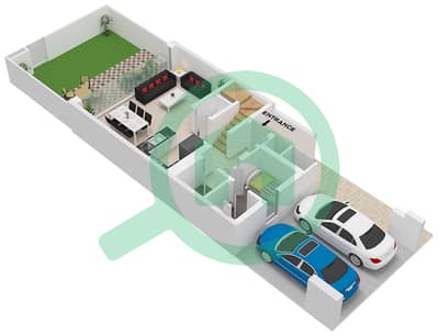 Elora - 3 Bedroom Villa Type/unit MOON A / UNIT TH 02 Floor plan