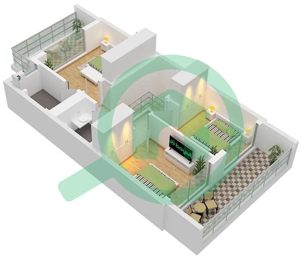 Type Mysk A Unit TH 02,04,06, First Floor
