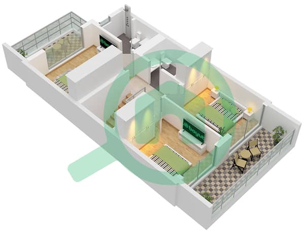 Type Mysk B(M) Unit TH 03,05,07, First Floor
