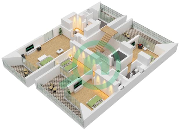 Type 3 Floor First Floor