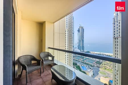 1 Bedroom Apartment for Rent in Jumeirah Beach Residence (JBR), Dubai - Sea View I Renovated I Fully Furnished I Vacant 1 Bedroom Apartment for Rent in Jumeirah Beach Residence (JBR), Dubai - Sea View I Renovated I Fully Furnished I Vacant