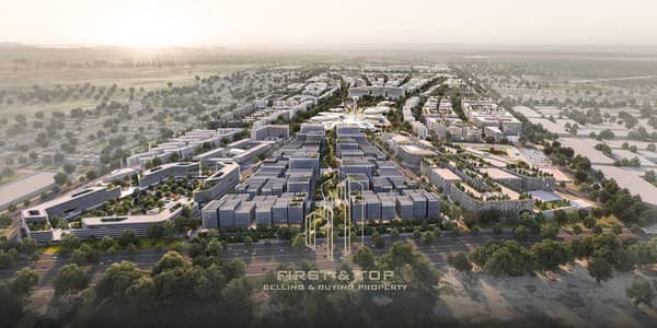 Office for Sale in Aljada, Sharjah - 220602-Aerial-view-02-C. jpg
