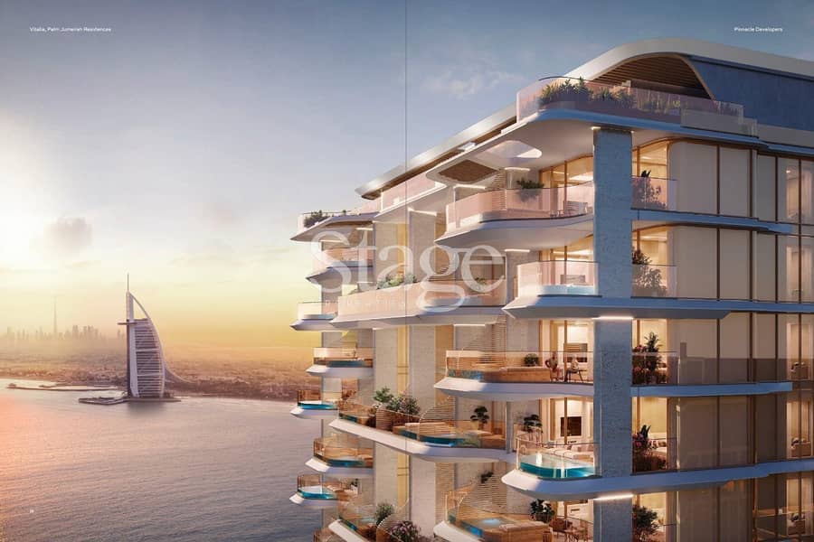 位于朱美拉棕榈岛，新月城，Vitalia by Pinnacle 2 卧室的公寓 7900000 AED - 10185004