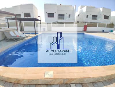 Like a brand new 4bhk villa swimming pool kids play all Master bedroom in jerf Ajman