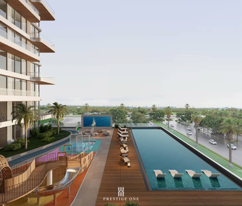 位于迪拉岛，Seaside by Prestige One 2 卧室的公寓 3650000 AED - 10192172