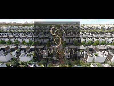 Plot for Sale in Al Zorah, Ajman - AlZorah_District 9_3D_03_Aerial View_Bilboard_[LANDSCAPE]LR (2). jpg