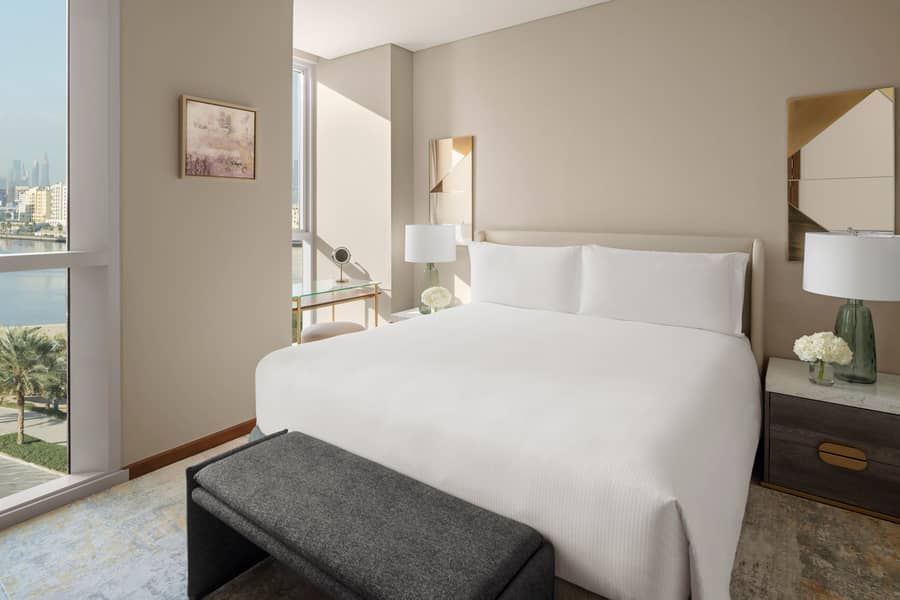 8 Two Bedroom Residence Suite with Creek View - Guest Bedroom. JPG