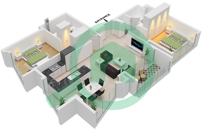 Type 3 Unit 5 Floor 2-23
Type 3 Unit 3 Floor 4-23
Type 3 Unit 4 Floor 25-40