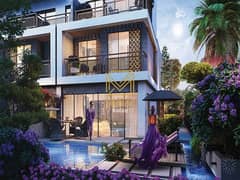 تاون هاوس في فيولت،(أكويا من داماك) داماك هيلز 2 4 غرف 1850000 درهم - 9568029