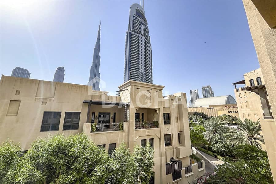Burj Khalifa view | Unique layout | Bright unit
