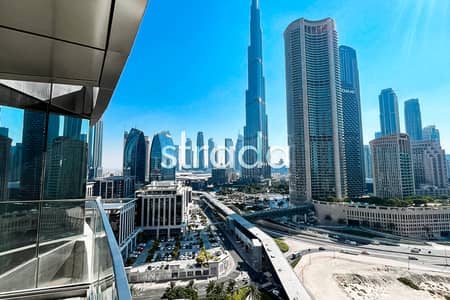 2 Bedroom Flat for Rent in Downtown Dubai, Dubai - Bills Included | Mid Floor | Burj Khalifa View