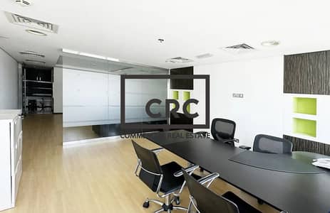 Office for Rent in Jumeirah Lake Towers (JLT), Dubai - Grade A | At Metro | Lake View | Bright office