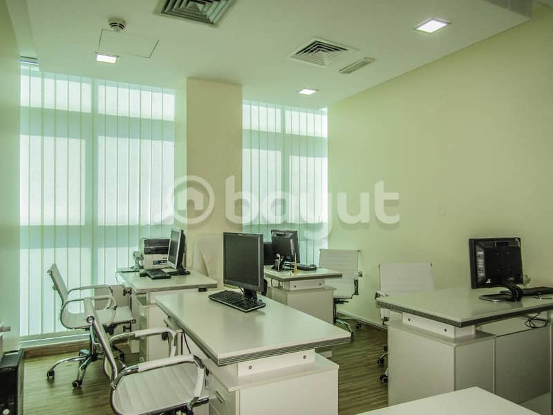 Spacious Office that good for renewal of license in Oud Metha near to Metro