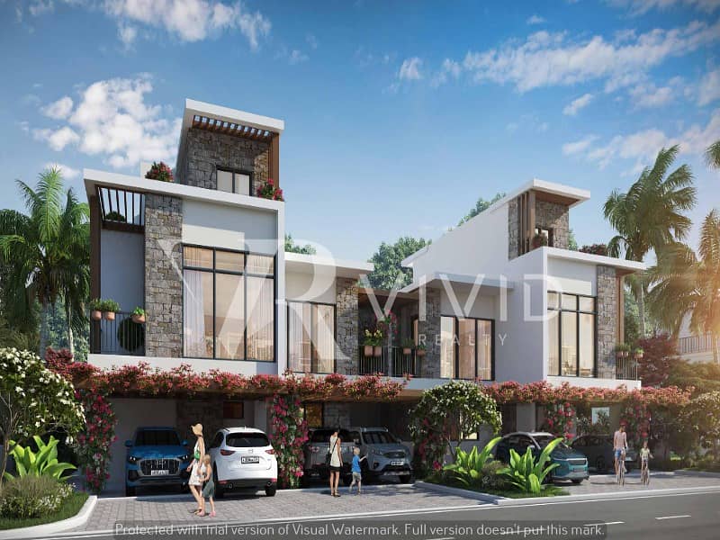 位于大马士革湖住宅，伊比沙别墅 5 卧室的联排别墅 4329000 AED - 10223117