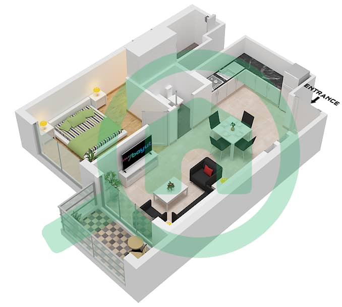 360 Riverside Crescent - 1 Bedroom Apartment Type/unit A/UNIT 1,8 FLOOR 9-21,26 Floor plan Type A Unit 1 Floor 9-21,26-38
Unit 8 Floor 9-21,26-38 interactive3D