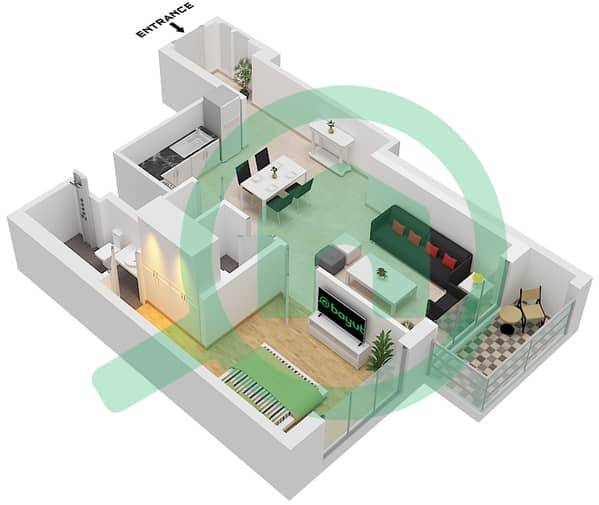 Type F Unit 1 Floor 42-46,48-53,57-70