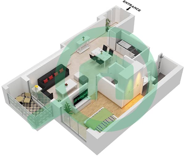 Type F Unit 7 Floor 42-46,48-53,57-70