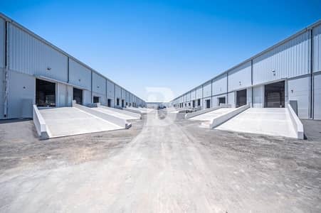 Warehouse for Rent in Mussafah, Abu Dhabi - 20322 SQFT | Brand New | Sprinklers Installed