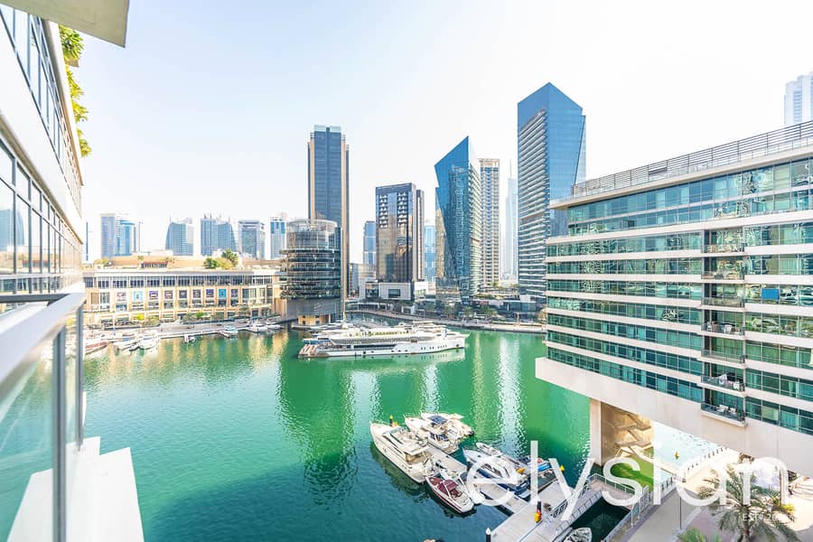 Unfurnished | Full Marina View | Chiller free | Vacant