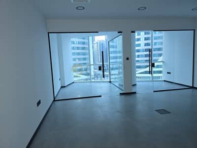 Office for Rent in Business Bay, Dubai - New fitted  office with full glass with partition.