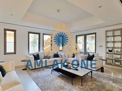 5 Bedroom Villa for Rent in Saadiyat Island, Abu Dhabi - Furnished | Single Row | Corner | Huge Garden