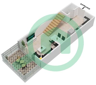 The Autograph - 1 Bed Apartments Type/Unit N-A1/Unit 13 Floor Ground Floor plan