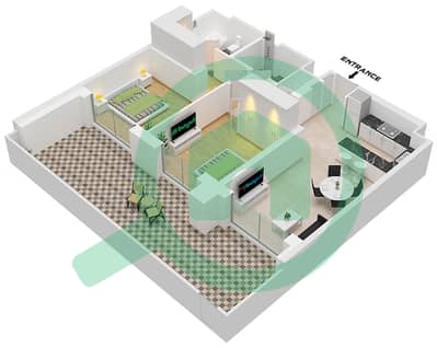 Jomana 8 - 2 Bedroom Apartment Type/unit B / UNIT 2 FLOOR GROUND Floor plan