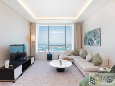 1 Bedroom Flat for Rent in Palm Jumeirah, Dubai - Living-Room-3. jpg