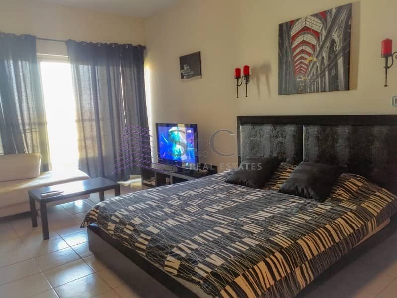 Lowest Furnished Studio with Balcony and Parking