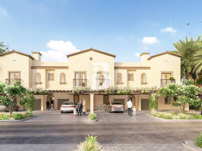 3 Bedroom Townhouse for Sale in Zayed City, Abu Dhabi - Seville | Premium | Middle Unit | Double Row