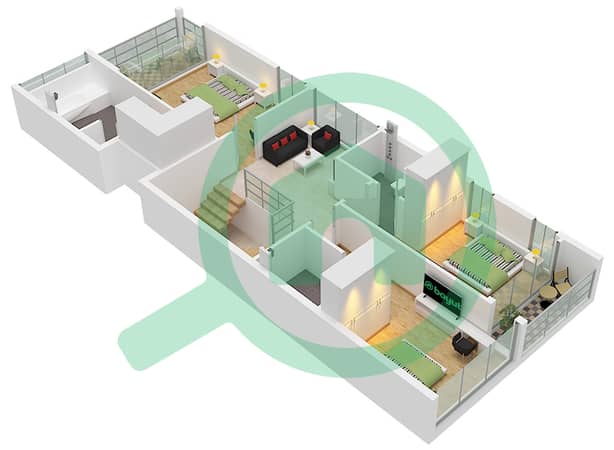 Type 4 GT1-WT1 LEFT Floor First Floor