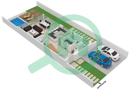 朱美拉豪华酒店 - 4 卧室别墅类型4 GT1-WT1 LEFT戶型图