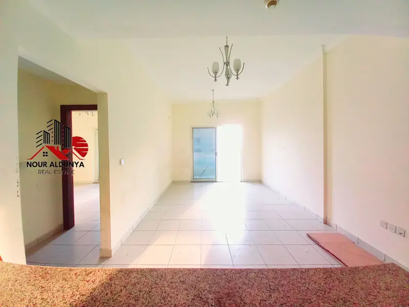 MONTHLY PAYMENTS ( 12 CHEQUES ) - SPACIOUS 1BHK WITH BIG BALCONY - RENT 56K - OPEN VIEW - KID'S PLAY AREA + GYM + SWIMMING POOL + CAR PARKING FREE