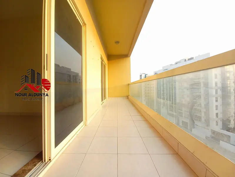 MONTHLY PAYMENTS ( 12 CHEQUES ) - SPACIOUS 1BHK WITH BIG BALCONY - RENT 56K - OPEN VIEW - KID'S PLAY AREA + GYM + SWIMMING POOL + CAR PARKING FREE