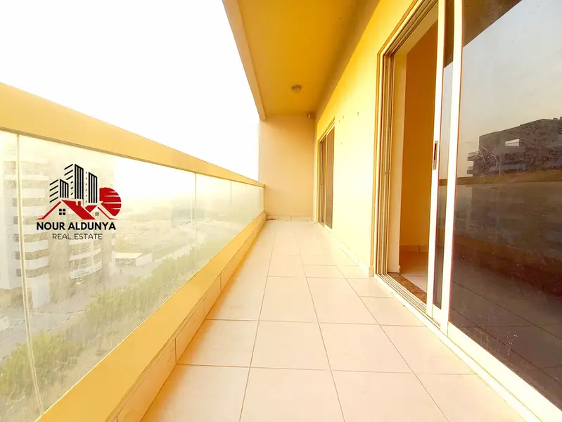 MONTHLY PAYMENTS ( 12 CHEQUES ) - SPACIOUS 1BHK WITH BIG BALCONY - RENT 56K - OPEN VIEW - KID'S PLAY AREA + GYM + SWIMMING POOL + CAR PARKING FREE