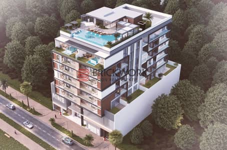 شقة 2 غرفة نوم للبيع في ند الشبا، دبي - Front elevation View 4. png