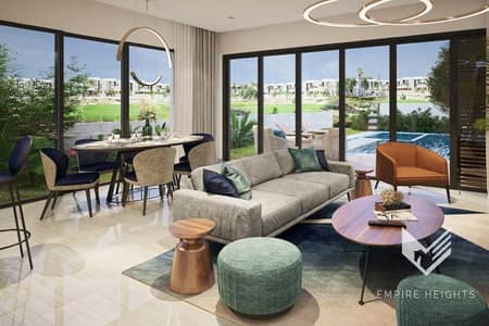 6 Bedroom Townhouse for Sale in DAMAC Hills, Dubai - Corner Unit | Golf View | Ready Soon