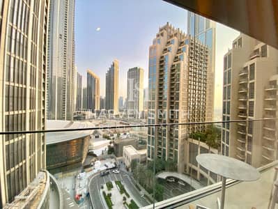 2 Bedroom Apartment for Rent in Downtown Dubai, Dubai - Luxury Living | Expansive Balcony | Available Now