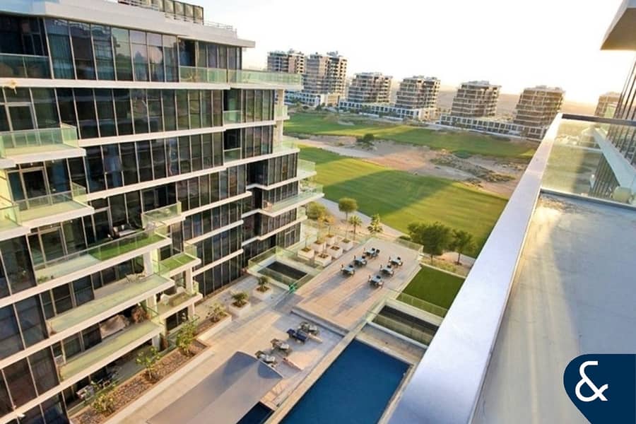 2 BR + Maid | Top Floor | Golf + Pool View