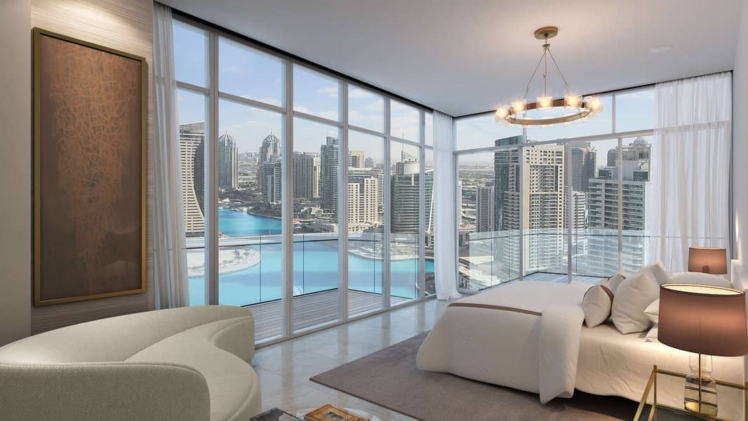 Modern Signature Penthouse Overlooking Dubai Marina Views