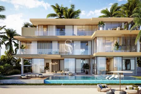 6 Bedroom Villa for Sale in Palm Jebel Ali, Dubai - LIMITED Collection | Luxury Frond Villa | Open Sea