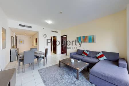 Furnished 1-BR | Balcony | Pool and Marina View