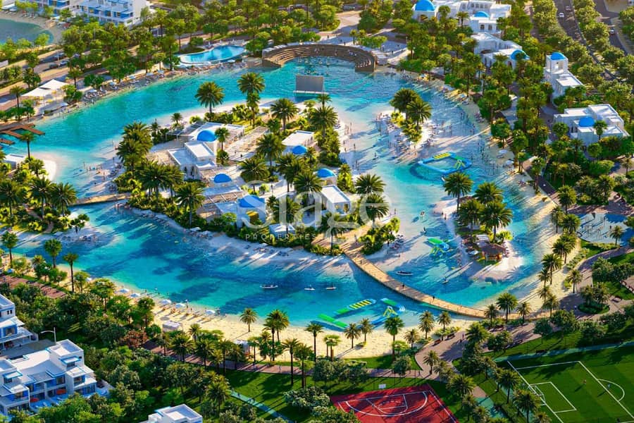 位于大马士革湖住宅，Lagoon Views 1 卧室的公寓 1300000 AED - 10271482