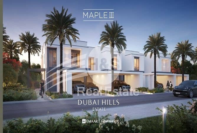 No Commission! Fantastic Townhouses with Contemporary Design |Maple 3 Dubai Hills