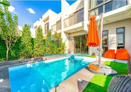 Luxury Villa Private Pool Nicely Furnished 3BR/Maids Single Row Park View